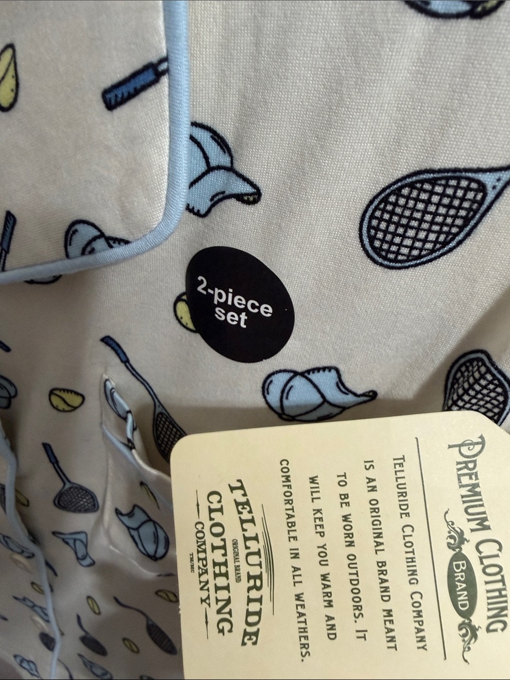 NWT Telluride Clothing Tennis Pajamas - Picture 4 of 9